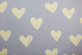 Reststück: 1,00m - Sweatshirt Stoff Sweet Hearts hell fliederblau